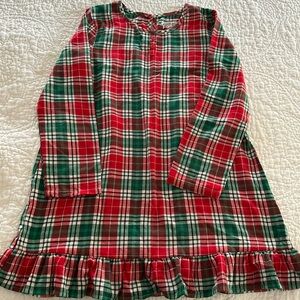 New holiday plaid nightgown girls 8